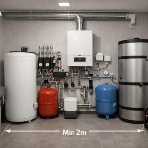 Какой должен быть размер бойлерной в частном доме