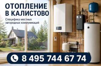 Отопление в Калистово под ключ