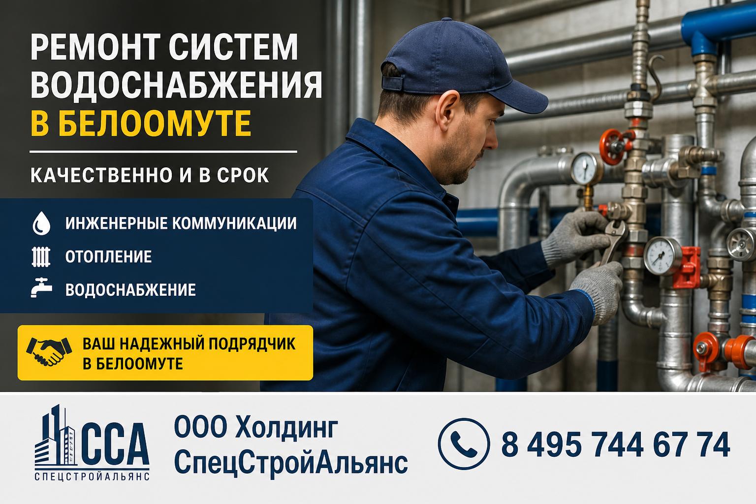 Инженерные коммуникации отопление водоснабжение — ваш надежный подрядчик в Белоомуте Инженерные коммуникации отопление водоснабжение — ваш надежный подрядчик в Белоомуте