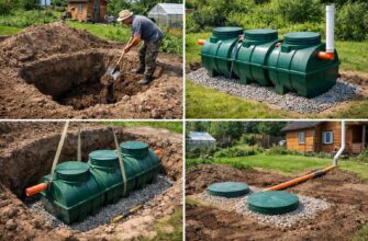 Септик для дачи своими руками