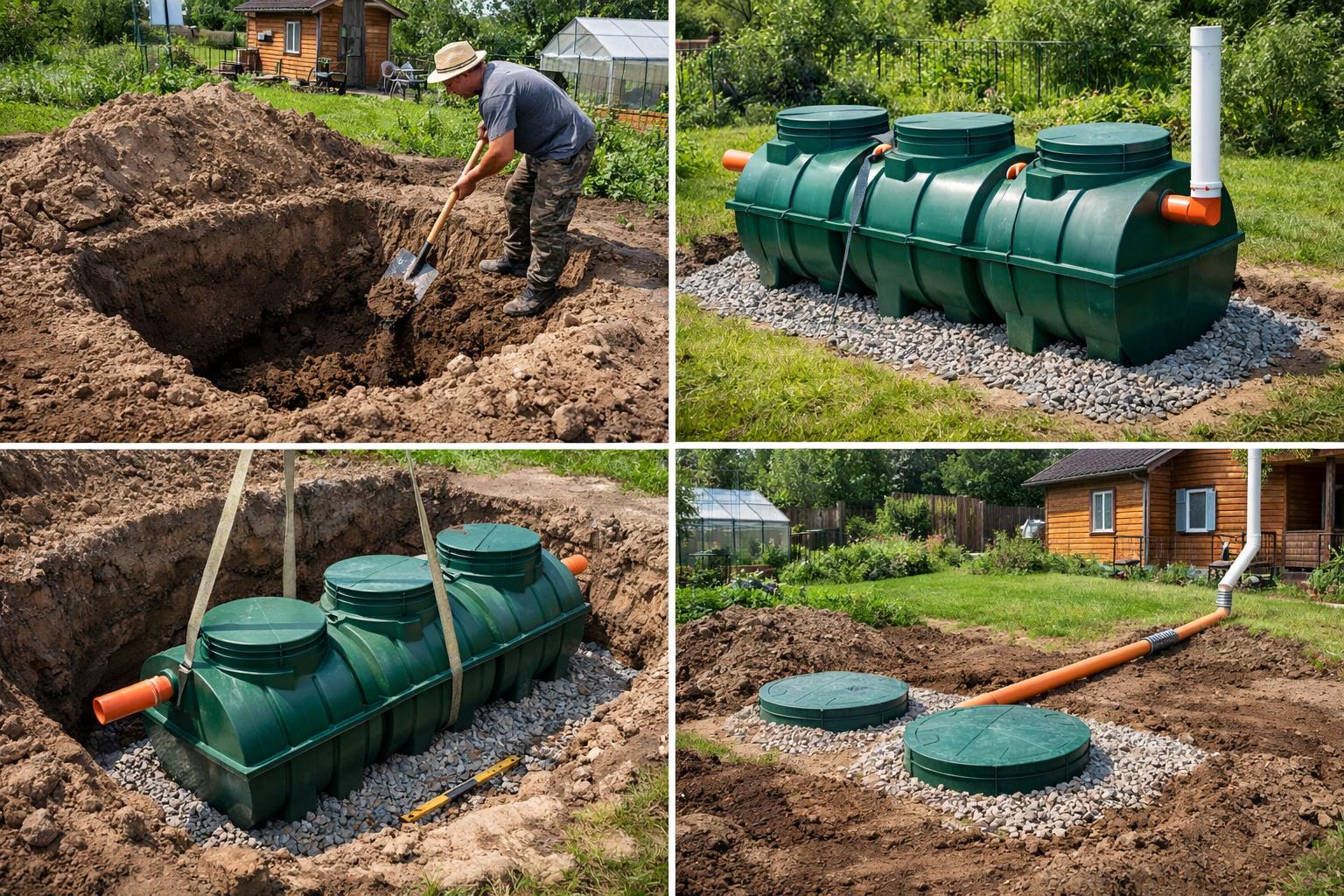 Септик для дачи своими руками — выгодно, просто и безопасно: ключевые преимущества