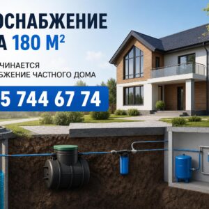 Водоснабжение дома 180 м²