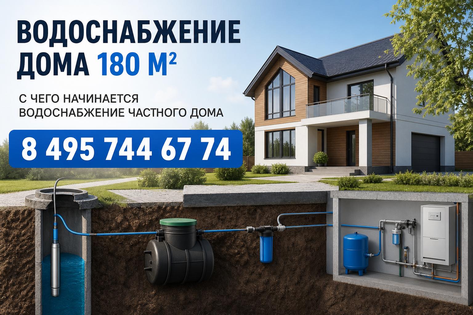 С чего начинается водоснабжение частного дома С чего начинается водоснабжение частного дома