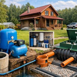 Водоснабжение и канализация в загородном доме