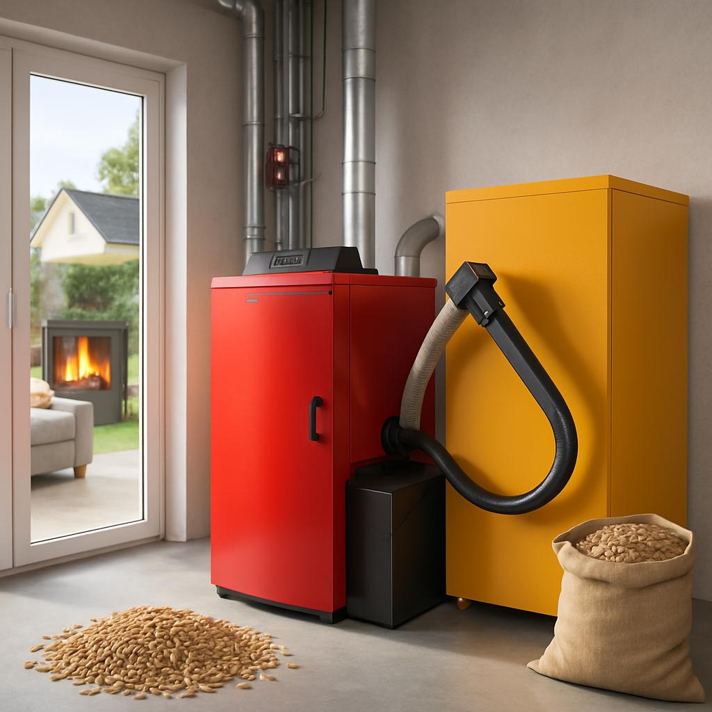 Эффективное и экологичное отопление дома на пеллетах