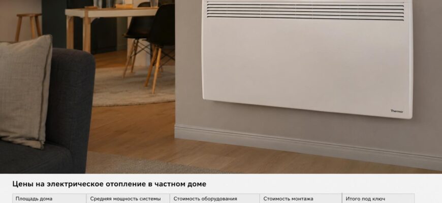Сколько стоит электрическое отопление: разумный расчет для частного дома