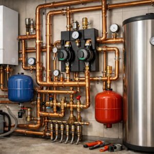 Монтаж медной котельной