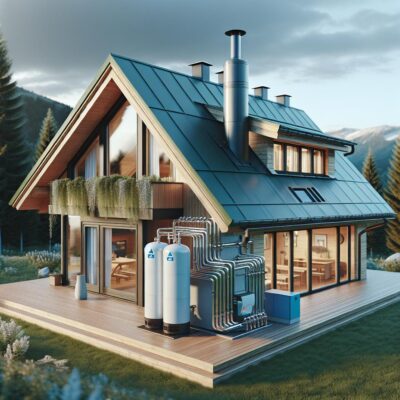 Комбинированное газовое отопление коттеджа