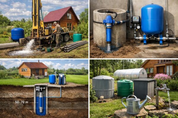 Индивидуальное водоснабжение в Курьяново (Волоколамский район)