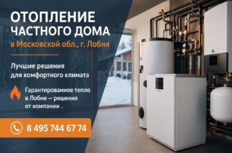 Отопление частного дома в Московской обл., г. Лобня