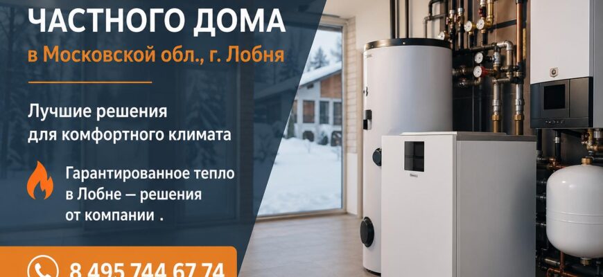 Отопление частного дома в Московской обл., г. Лобня