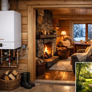 Отопление дачи котлом Viessmann