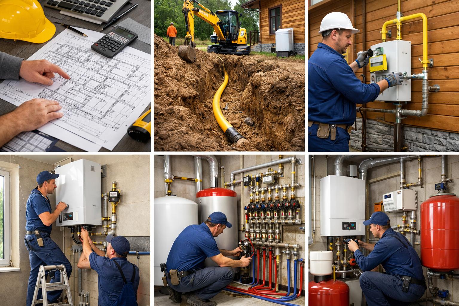 Комплексный Монтаж газового отопления загородного дома под ключ от ООО Холдинг СпецСтройАльянс