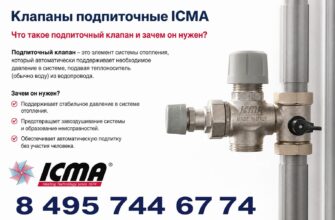 Клапаны подпиточные ICMA