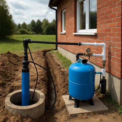 Водоснабжение из скважины в Давыдово (Волоколамский район)