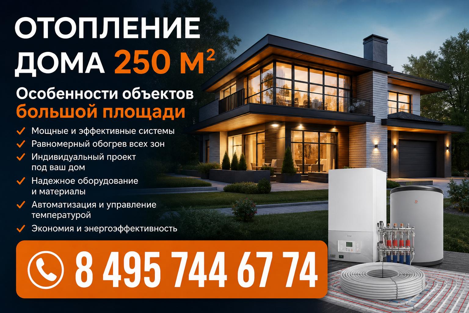 Особенности объектов большой площади