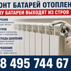 Ремонт батарей отопления