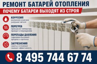 Ремонт батарей отопления