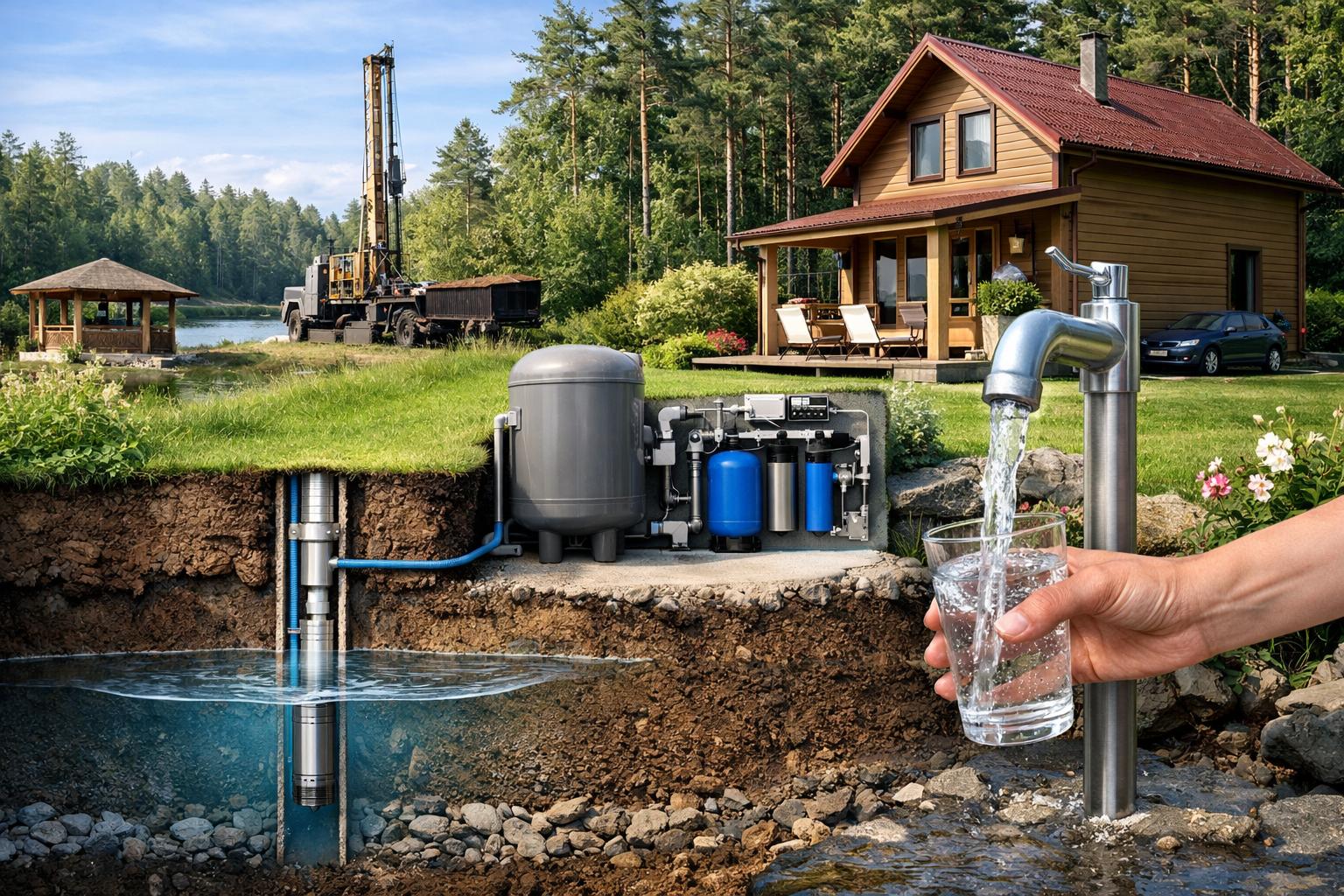 Почему индивидуальное водоснабжение — идеальный выбор для дома в Черноголовке