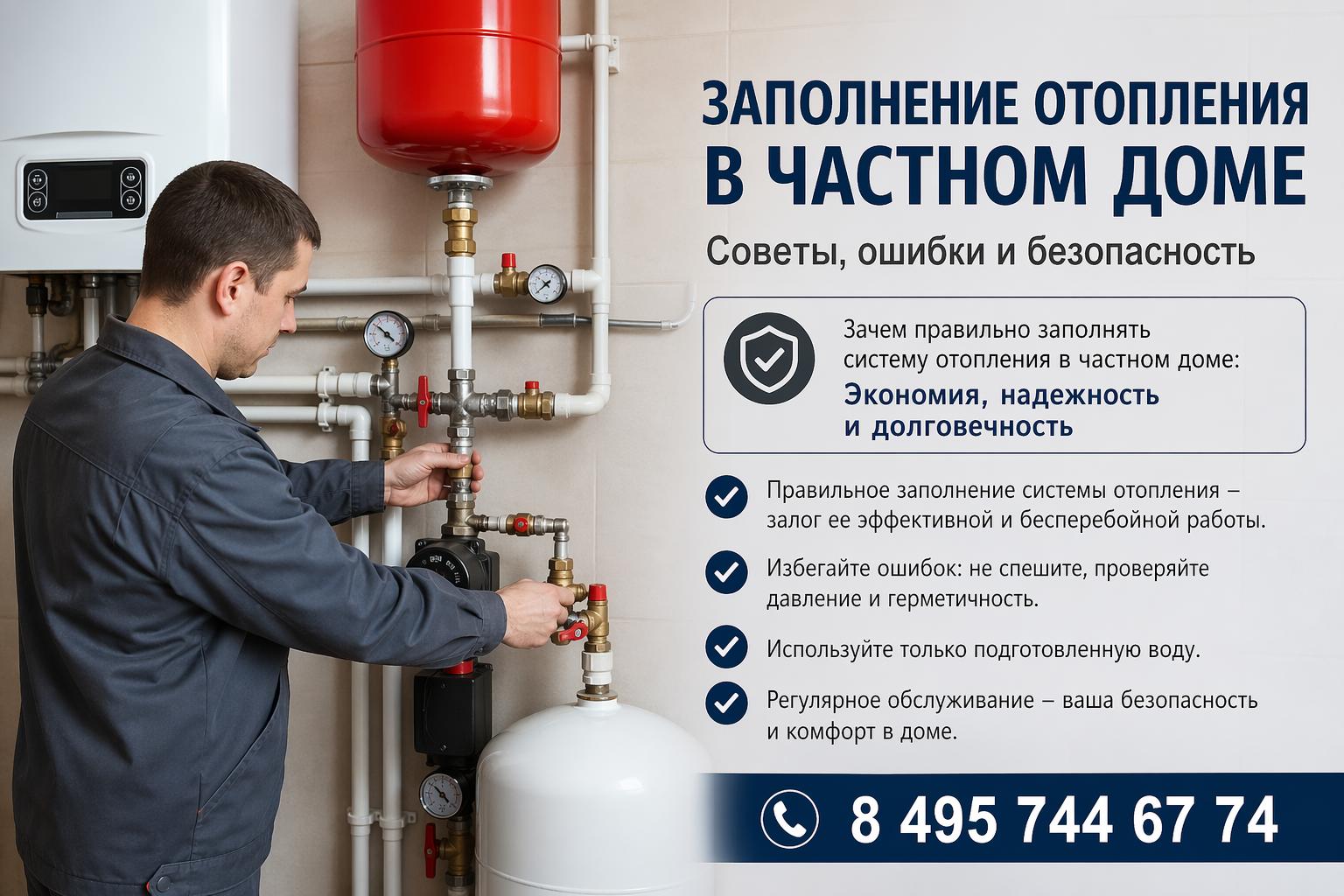 Зачем правильно заполнять систему отопления в частном доме: экономия, надежность и долговечность