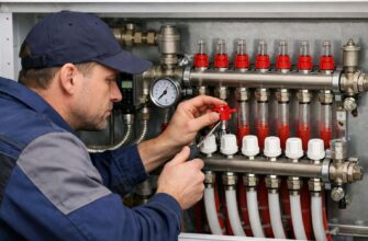 Настройка коллектора тёплого пола