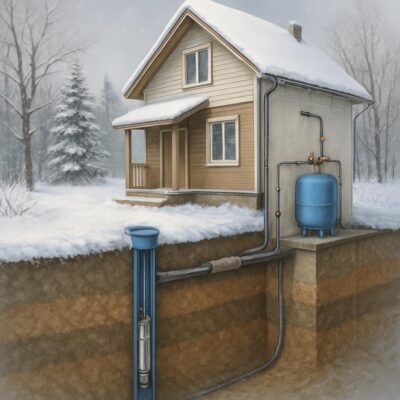 Как организовать зимнее водоснабжение частного дома