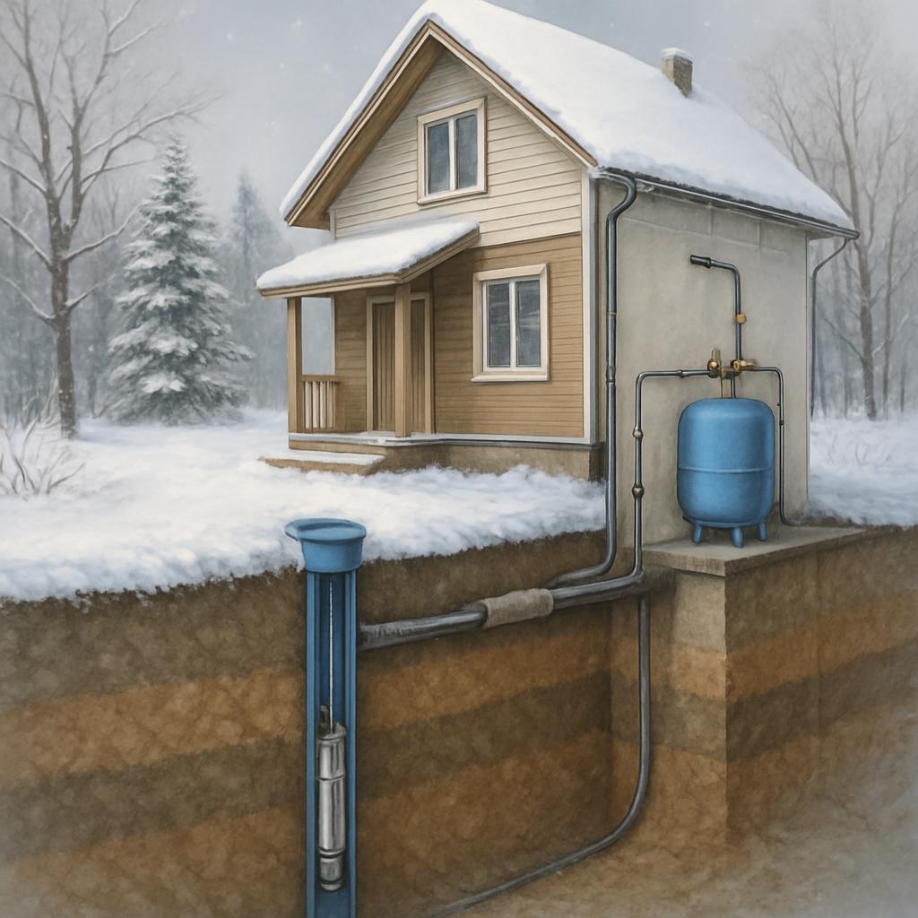 Как организовать зимнее водоснабжение частного дома
