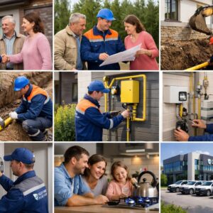 Как подключить газ к дому