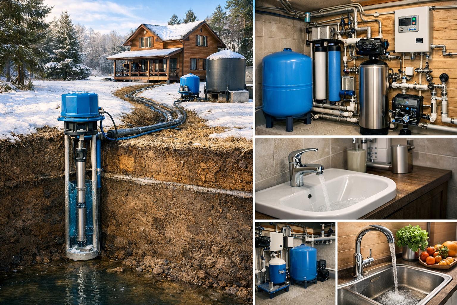 Комплексное решение: Водоснабжение загородного дома круглый год от ООО Холдинг СпецСтройАльянс — под ключ и с гарантией
