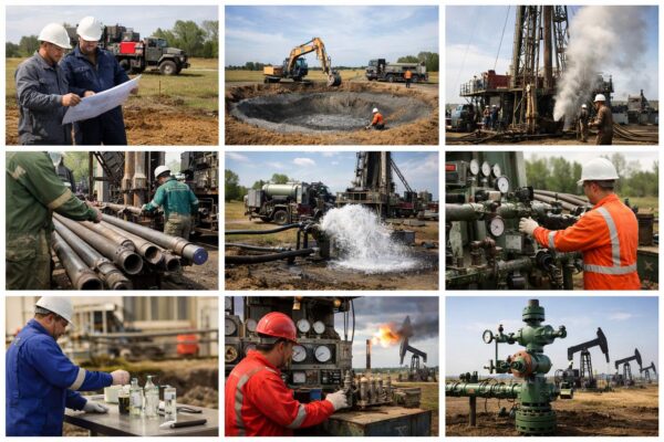 Этапы прокачки скважины