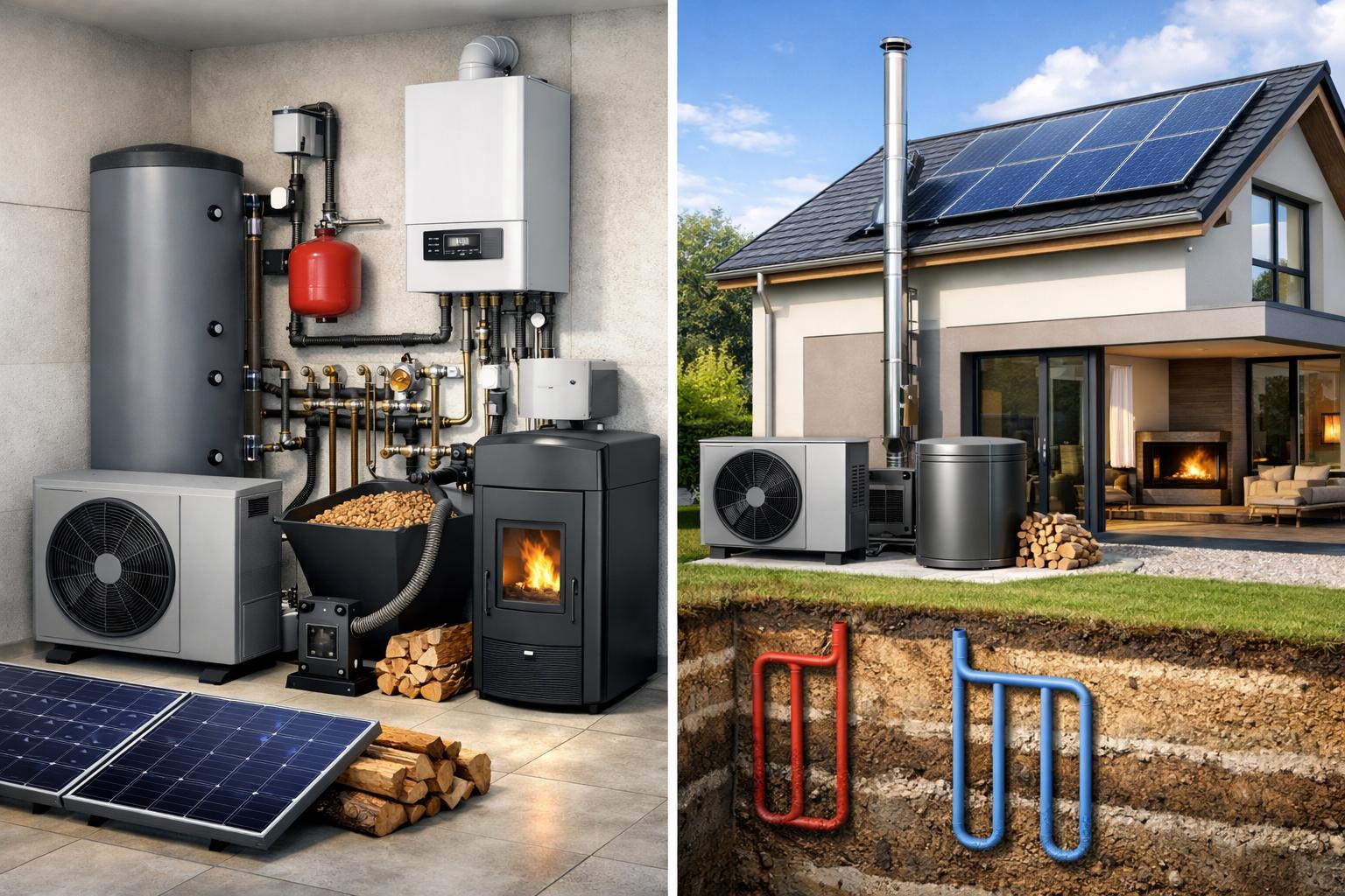 Комбинированное индивидуальное отопление дома — лучшее решение для комфорта и экономии