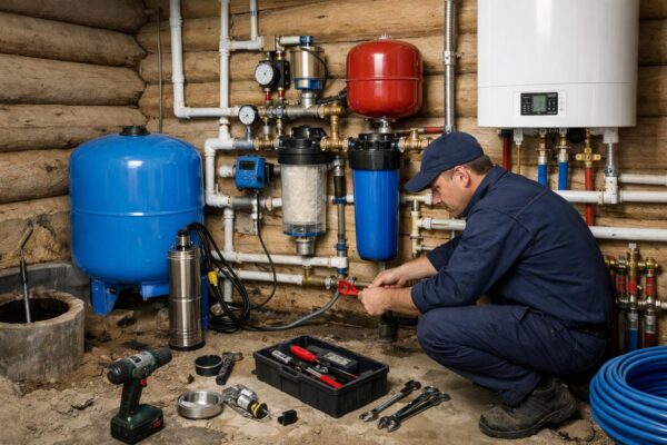 Монтаж системы водоснабжения в Солнечногорске