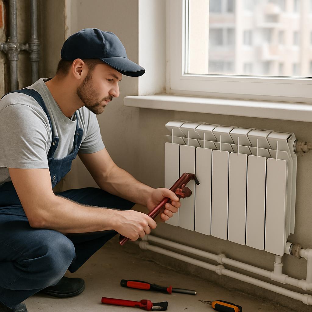 Монтаж и ремонт отопления в квартире