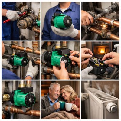 Установка нового насоса отопления в частном доме