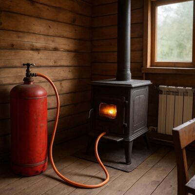 Тепло на даче без центрального газа: как организовать отопление от газового баллона и не ошибиться