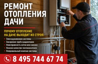 Ремонт отопления дачи: не замёрзнуть зимой