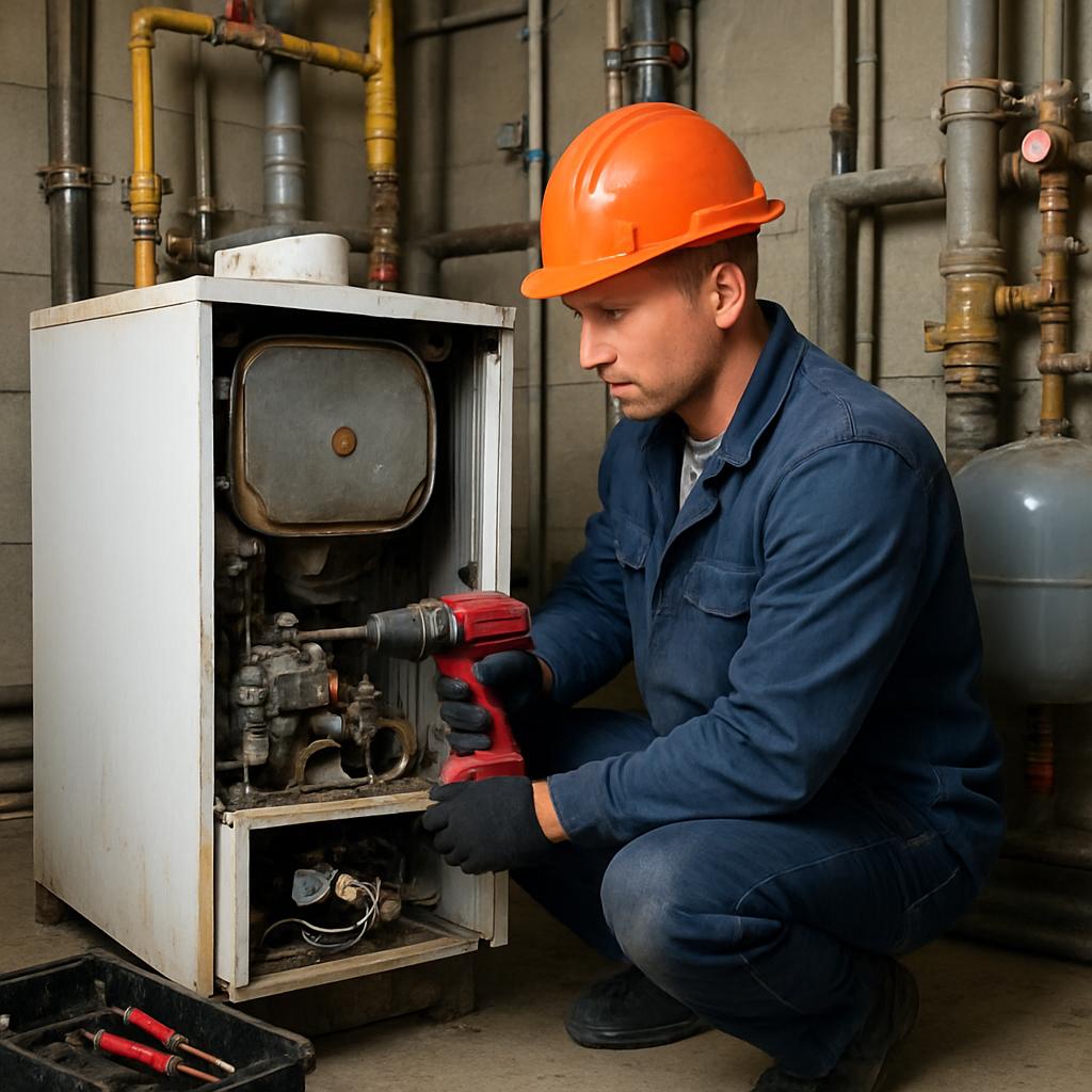 Ремонт котельной в Нудоле