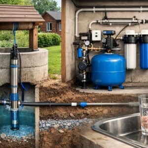 Водоснабжение коттеджа из колодца