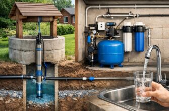 Водоснабжение коттеджа из колодца