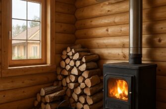 Дровяное отопление частного дома в Давыдово