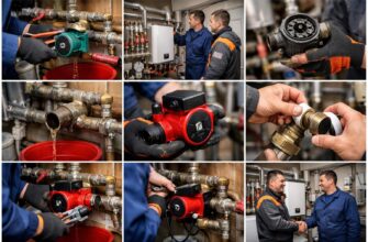 Замена насоса отопления в частном доме