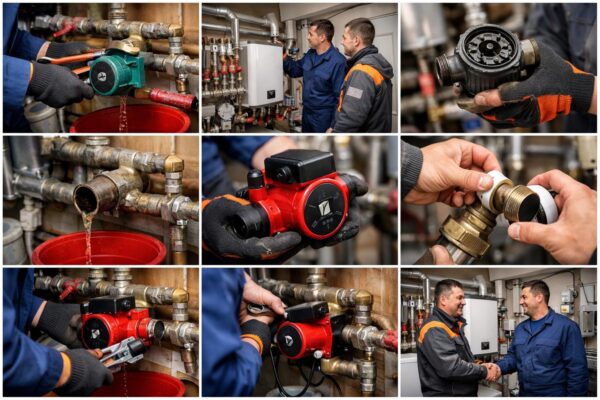 Замена насоса отопления в частном доме