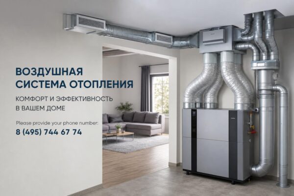 Теплый воздух вместо батарей: как устроить воздушную систему отопления в частном доме и не пожалеть