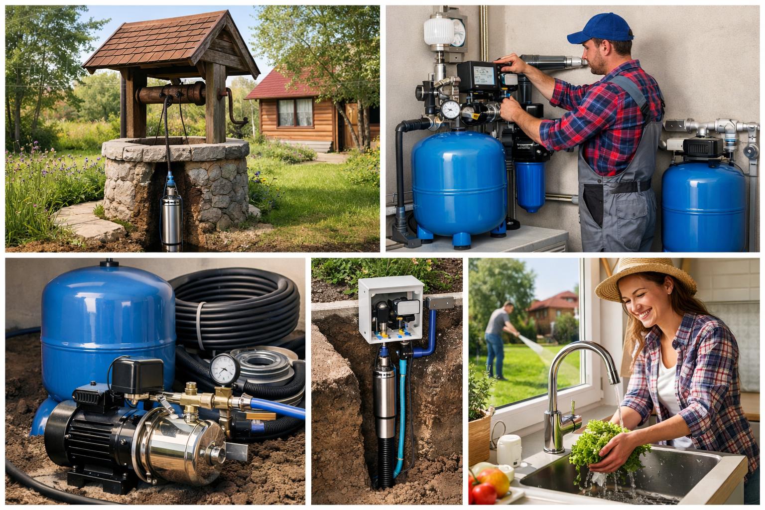 Водоснабжение дачи из колодца: почему это выгодно и удобно Водоснабжение дачи из колодца: почему это выгодно и удобно