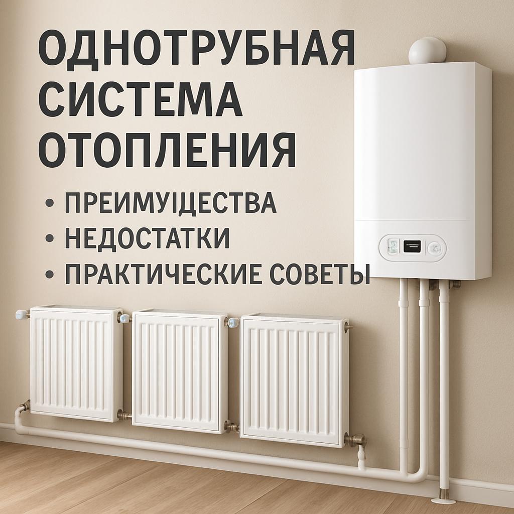 Однотрубная система отопления — преимущества Однотрубная система отопления — преимущества