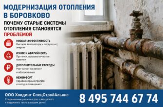 Модернизация отопления в Боровково