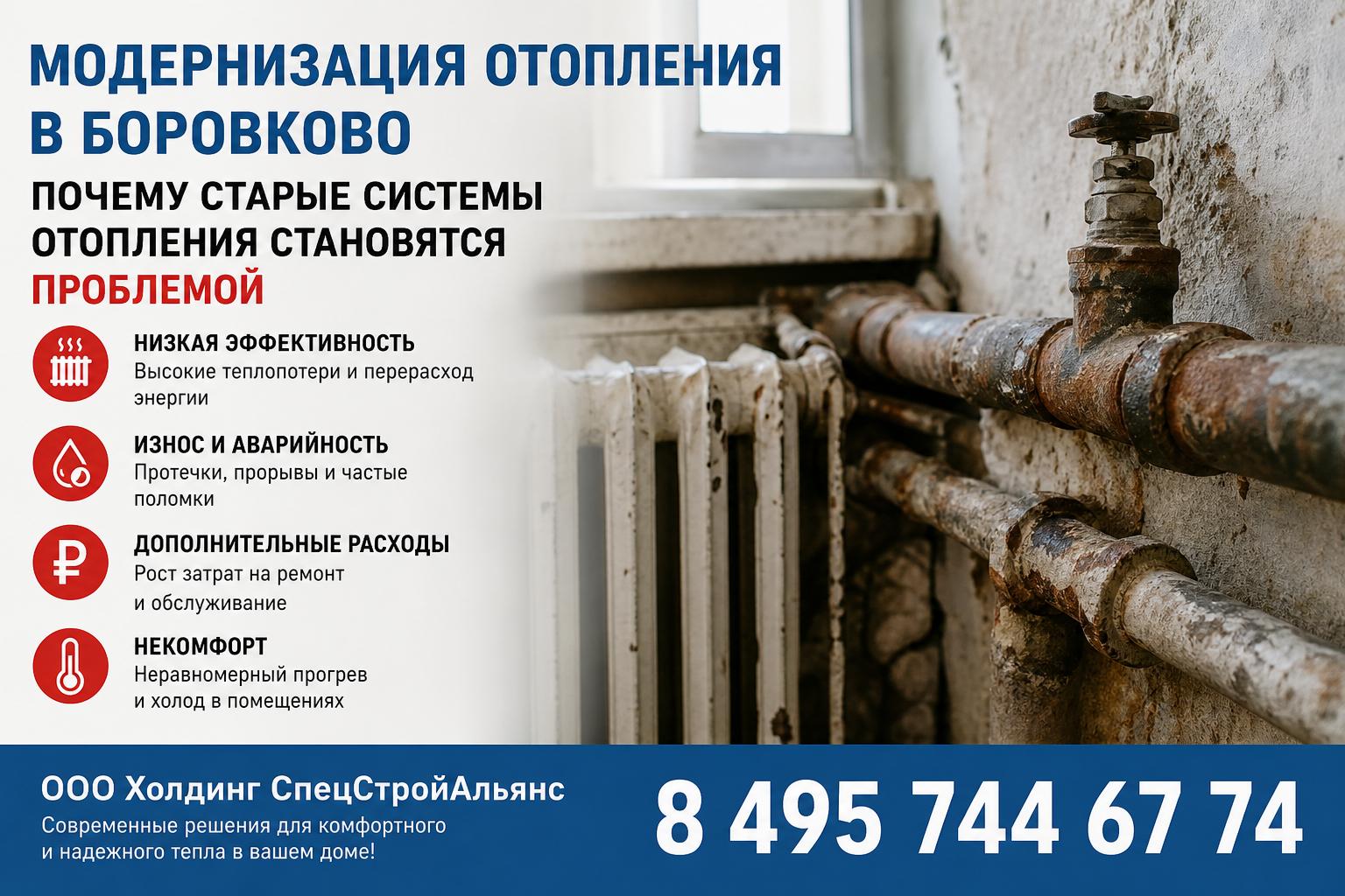 Почему старые системы отопления становятся проблемой Почему старые системы отопления становятся проблемой