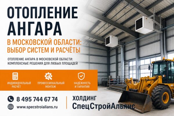 Отопление ангара в Московской области