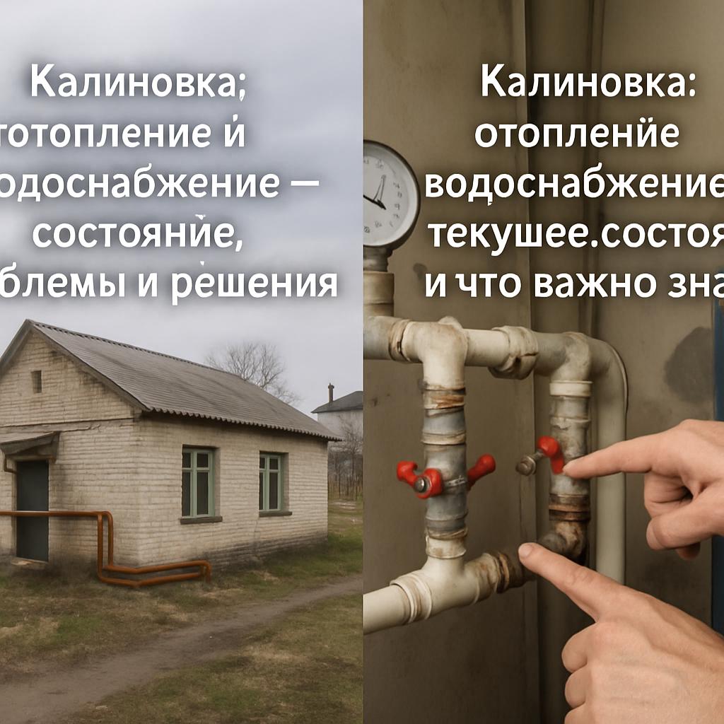 Калиновка: отопление водоснабжение — текущее состояние и что важно знать
