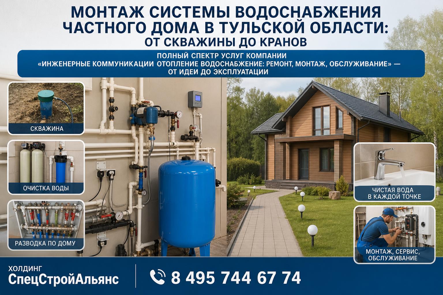 Полный спектр услуг компании «Инженерные коммуникации отопление водоснабжение: ремонт, монтаж, обслуживание» — от идеи до эксплуатации